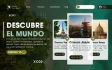 Green and White Modern Travel Website Desktop Prototype.webp
