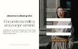 Prototipo de computadora Landing page Art academia Beige y chocolate.webp