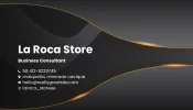 Black Business Card or Identity Card Template - 1.webp