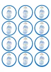 Documento A4 Adesivo Circular Escolar Feliz Dia Dos Pais Simples Azul e Branco - 1.webp