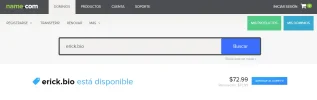 Búsqueda de nombre de dominio para 'erick' - Name.com - www.name.com.webp