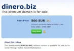 dinero.biz is available for purchase - Sedo.com.webp