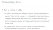 Políticas de Audience Network.webp