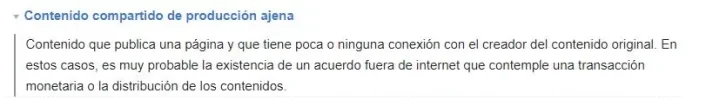 Politicas de Facebook, sobre los vídeos compartidos..webp