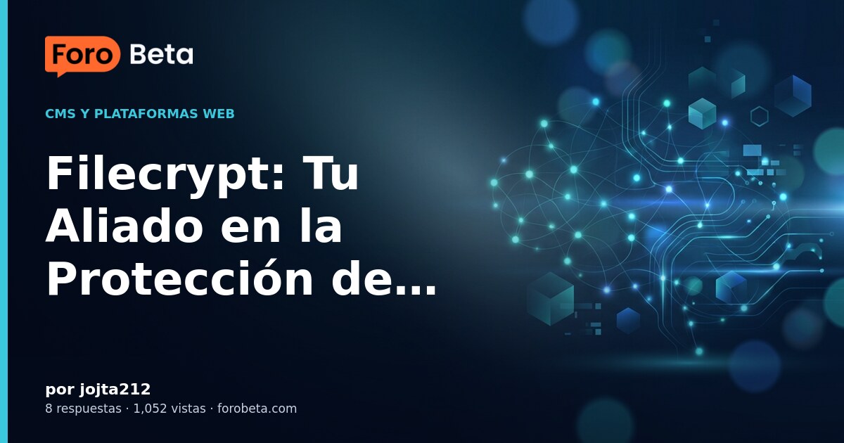 Filecrypt: cómo proteger y cifrar tus enlaces de descarga