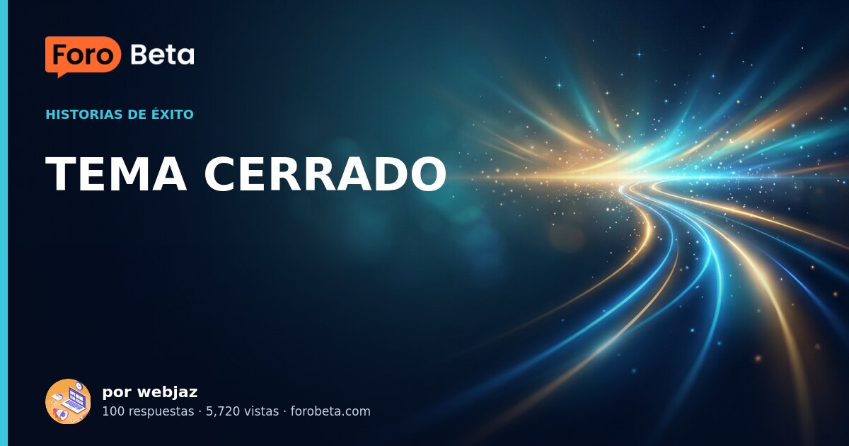 TEMA CERRADO